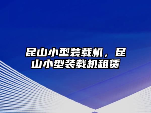 昆山小型裝載機(jī)，昆山小型裝載機(jī)租賃
